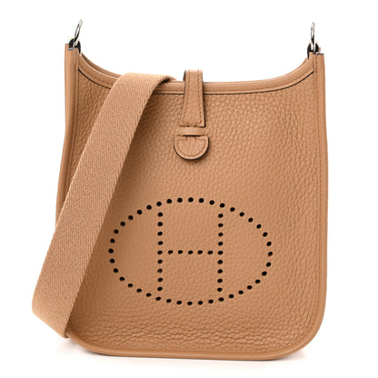 Hermes Taurillon Clemence Amazone Evelyne TPM Chai 1 of 11