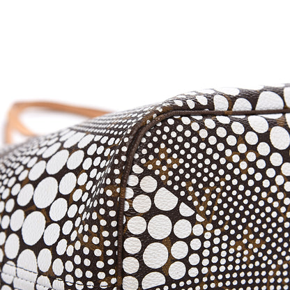 Louis Vuitton Monogram Kusama Waves Neverfull MM White 9 of 14