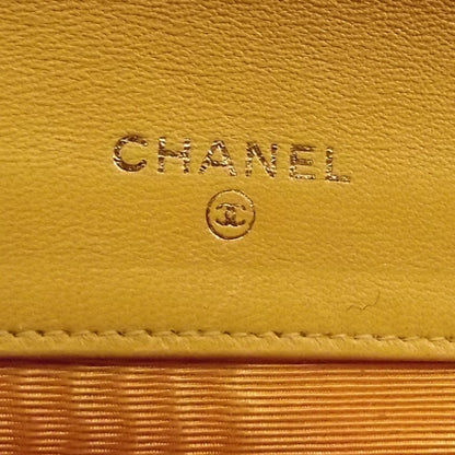 Chanel Caviar CC Double Flap Wallet Mustard 8 of 10
