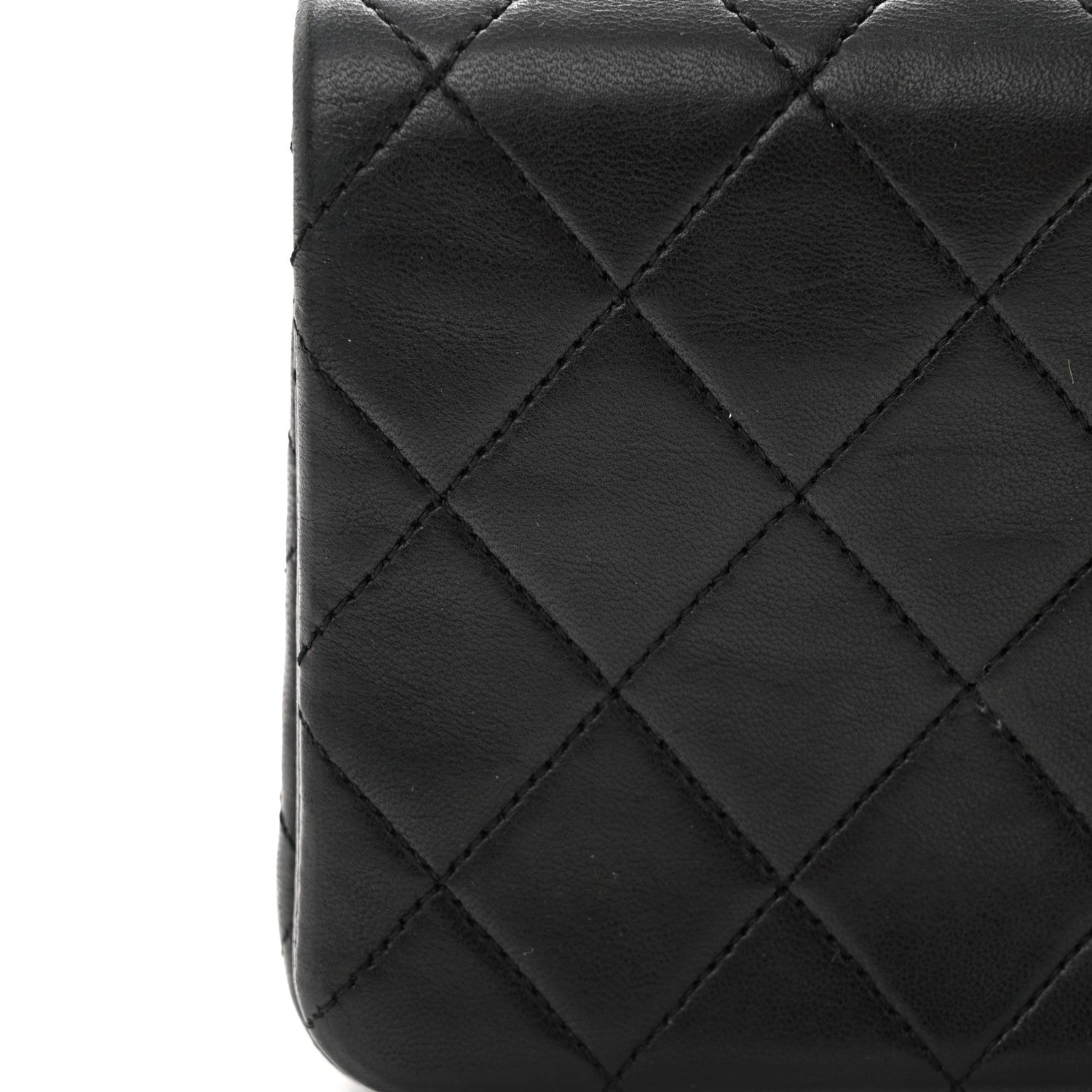 Chanel Lambskin Quilted Small Single Flap Black 13 of 14
