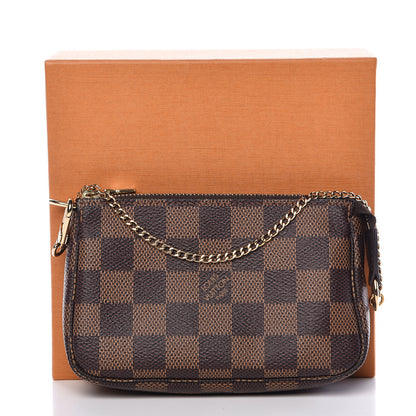 Louis Vuitton Damier Ebene Mini Pochette Accessories 8 of 8