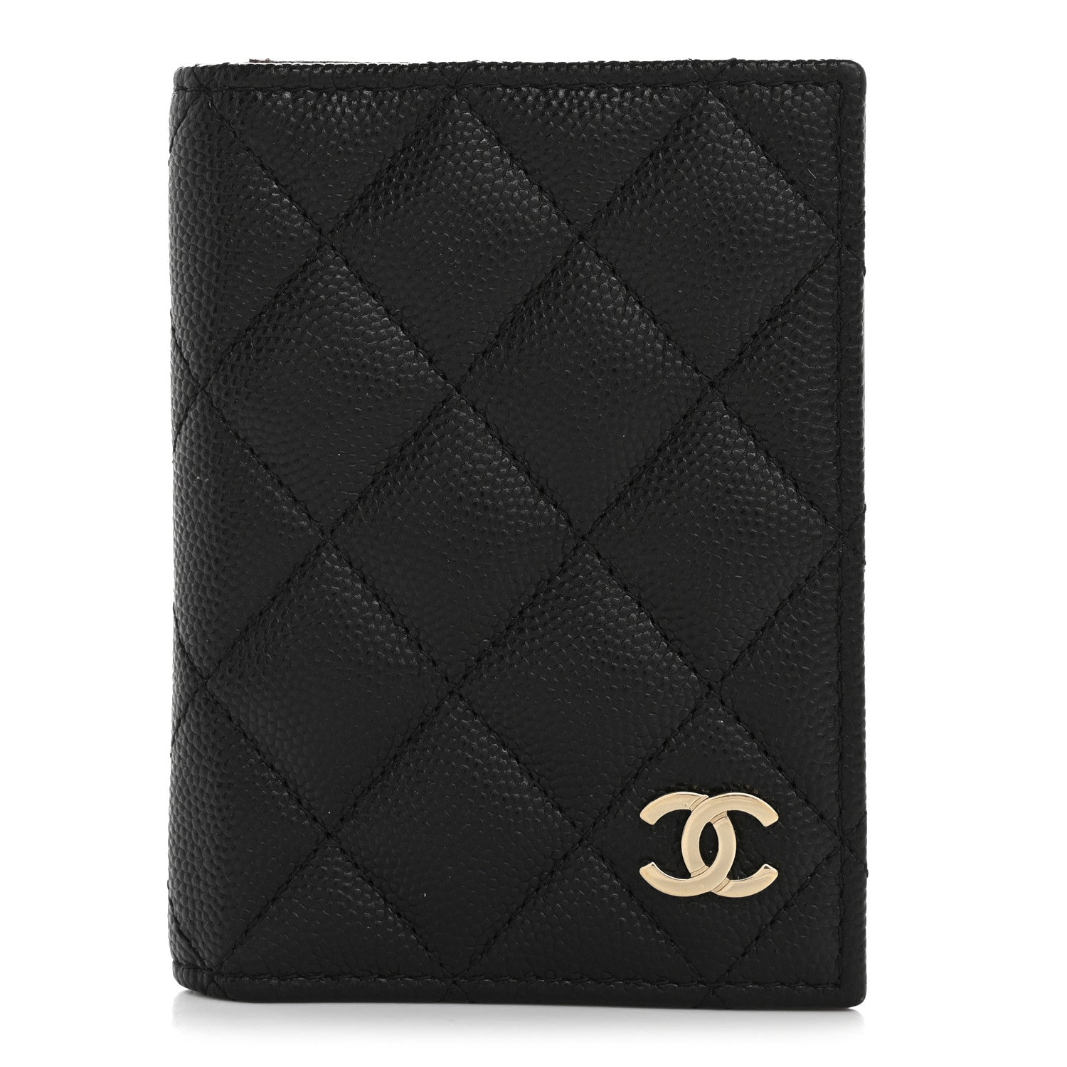 Chanel Caviar Quilted Card Holder Wallet Black 1 of 11