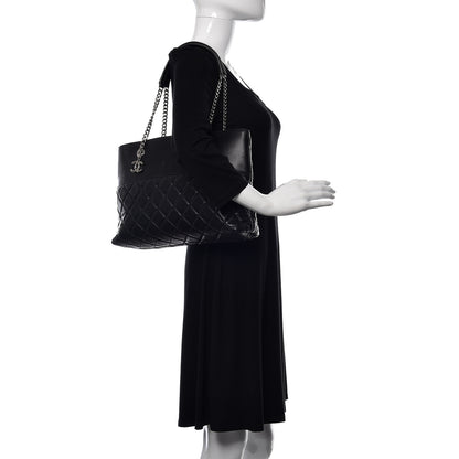 Chanel Lambskin Quilted Medium Urban Delight Tote Black 2 of 12