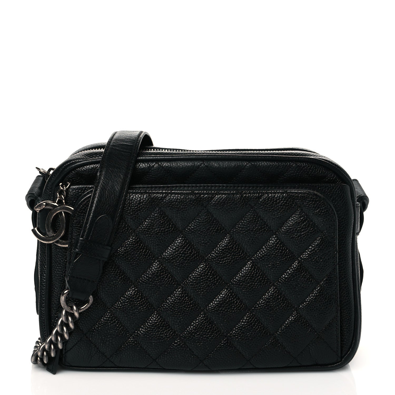 Chanel Caviar Quilted Medium Business Trip Camera Bag Black 1 of 9