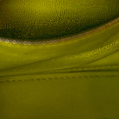 Balenciaga Grained Calfskin Small Hourglass Top Handle Bag Lime 6 of 16