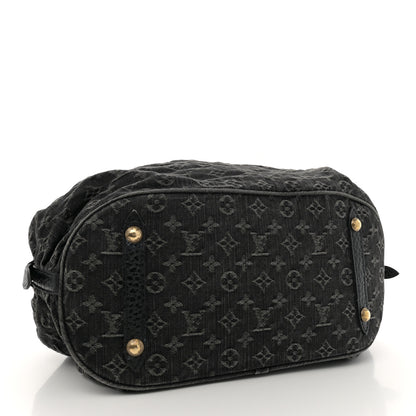 Louis Vuitton Denim Mahina XL Black 3 of 14