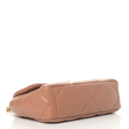 Chanel Lambskin Quilted Medium Chanel 19 Flap Brown 3 of 4
