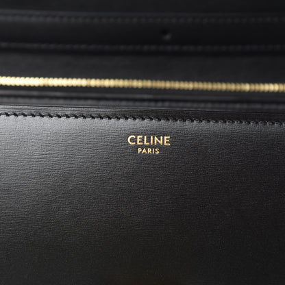 Celine Box Calfskin Medium Classic Box Flap Bag Black 8 of 10