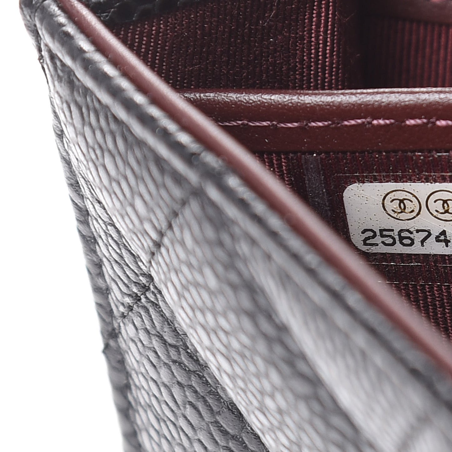 Caviar Quilted Large Gusset Flap Wallet Black