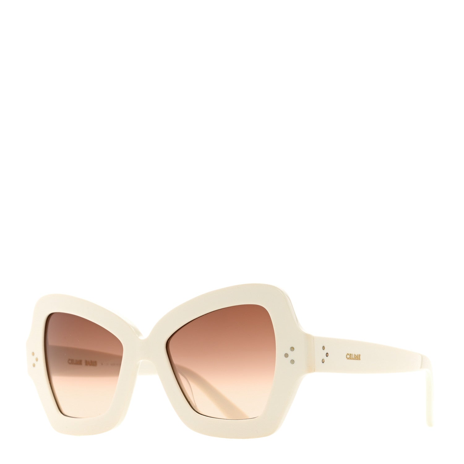 Celine Acetate Butterfly Sunglasses CL 40067I White 1 of 6