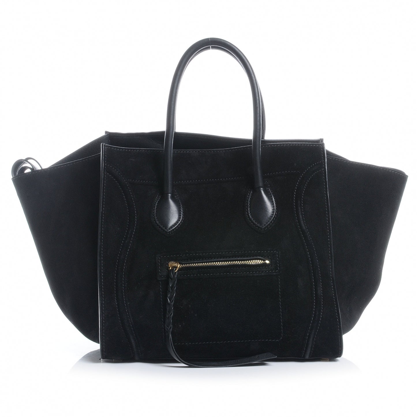 Suede Medium Phantom Luggage Black