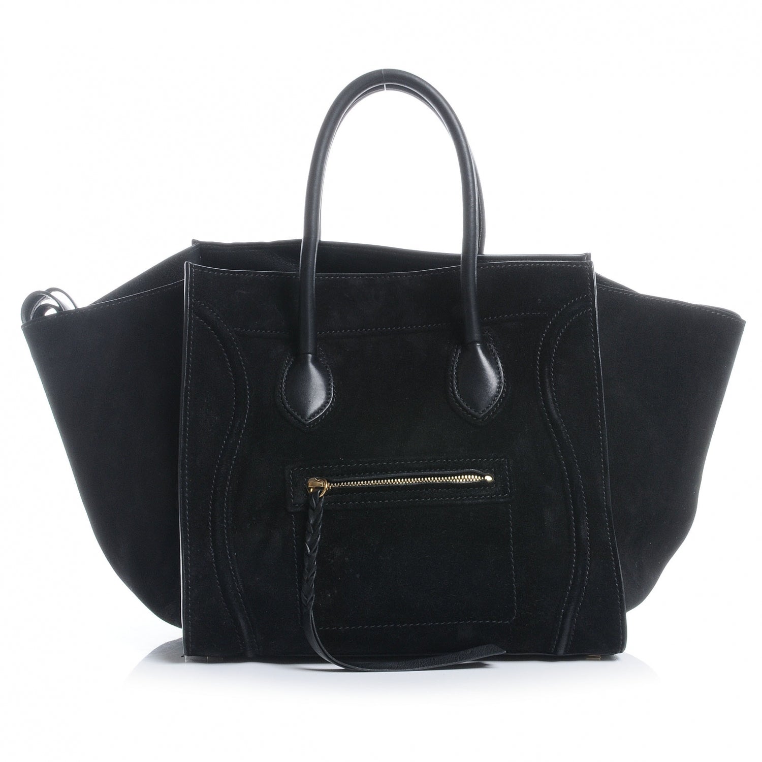 Celine Suede Medium Phantom Luggage Black 1 of 7