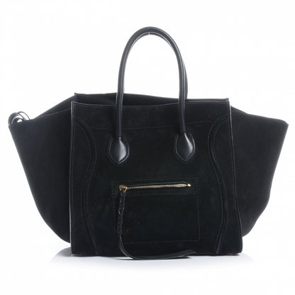 Celine Suede Medium Phantom Luggage Black 1 of 7