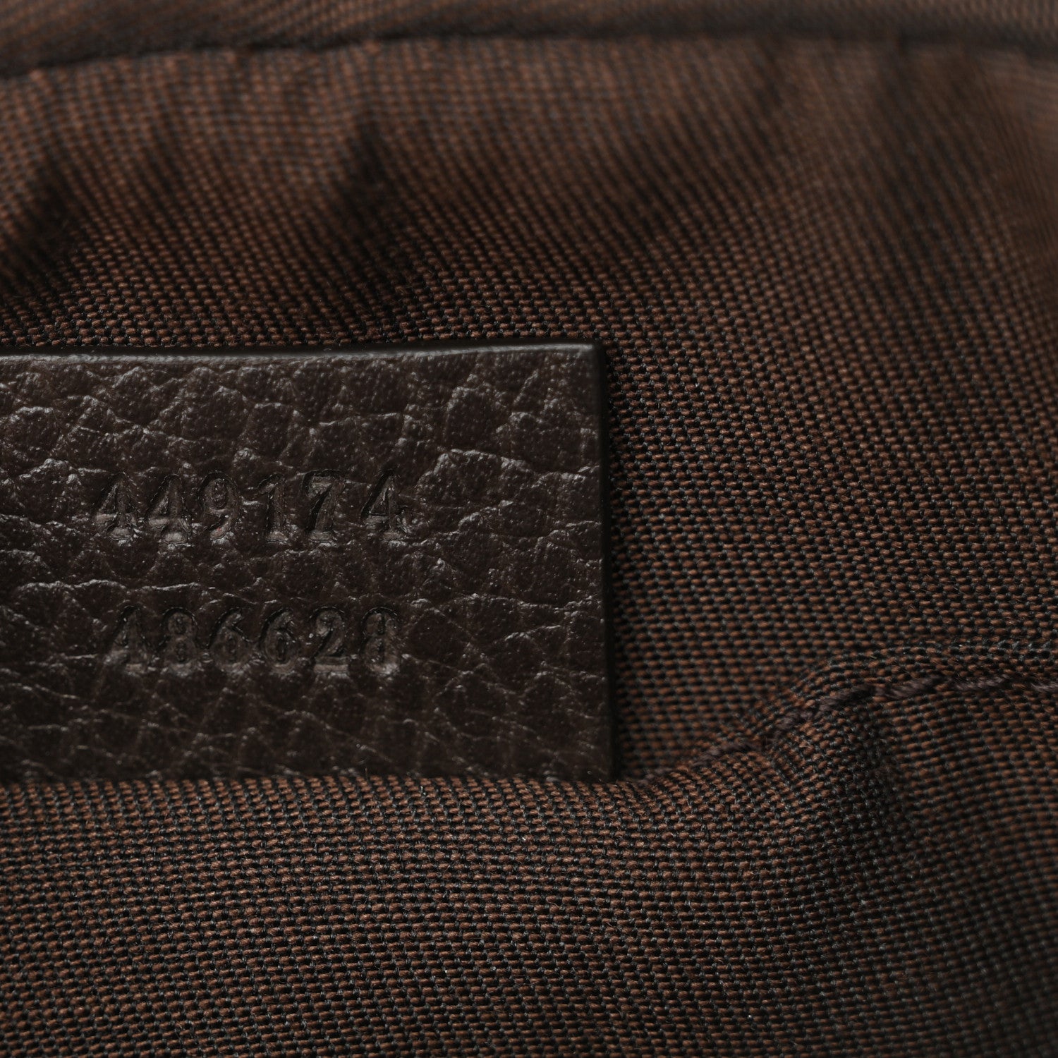 Gucci Monogram Belt Bag Dark Brown 7 of 10