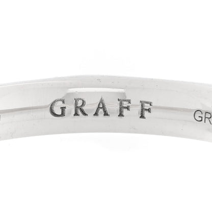 Graff 18K White Gold Diamond Laurence Graff Signature Band Ring 57 7.75 4 of 7