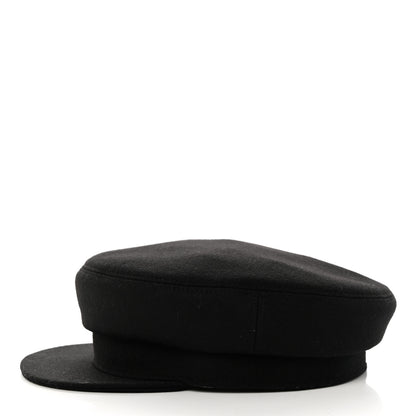 Hermes Cashmere Womens Deauville Cap 59 Black 4 of 10