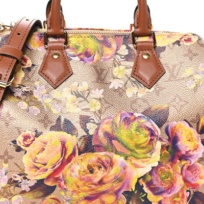 Louis Vuitton Metallic Monogram LV Garden Speedy Bandouliere 25 Gold 7 of 9