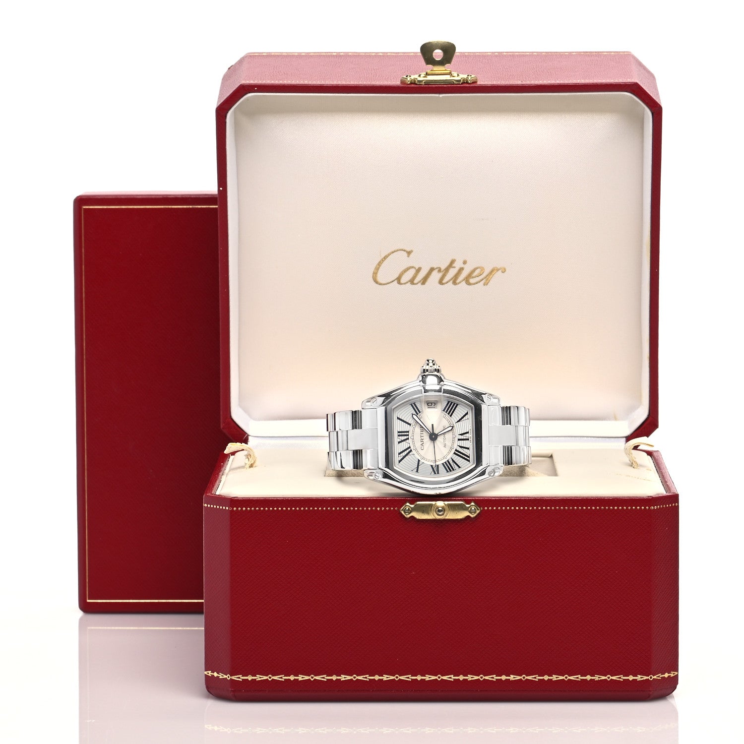 Cartier Stainless Steel 37mm Roadster Automatic Watch 5 of 5