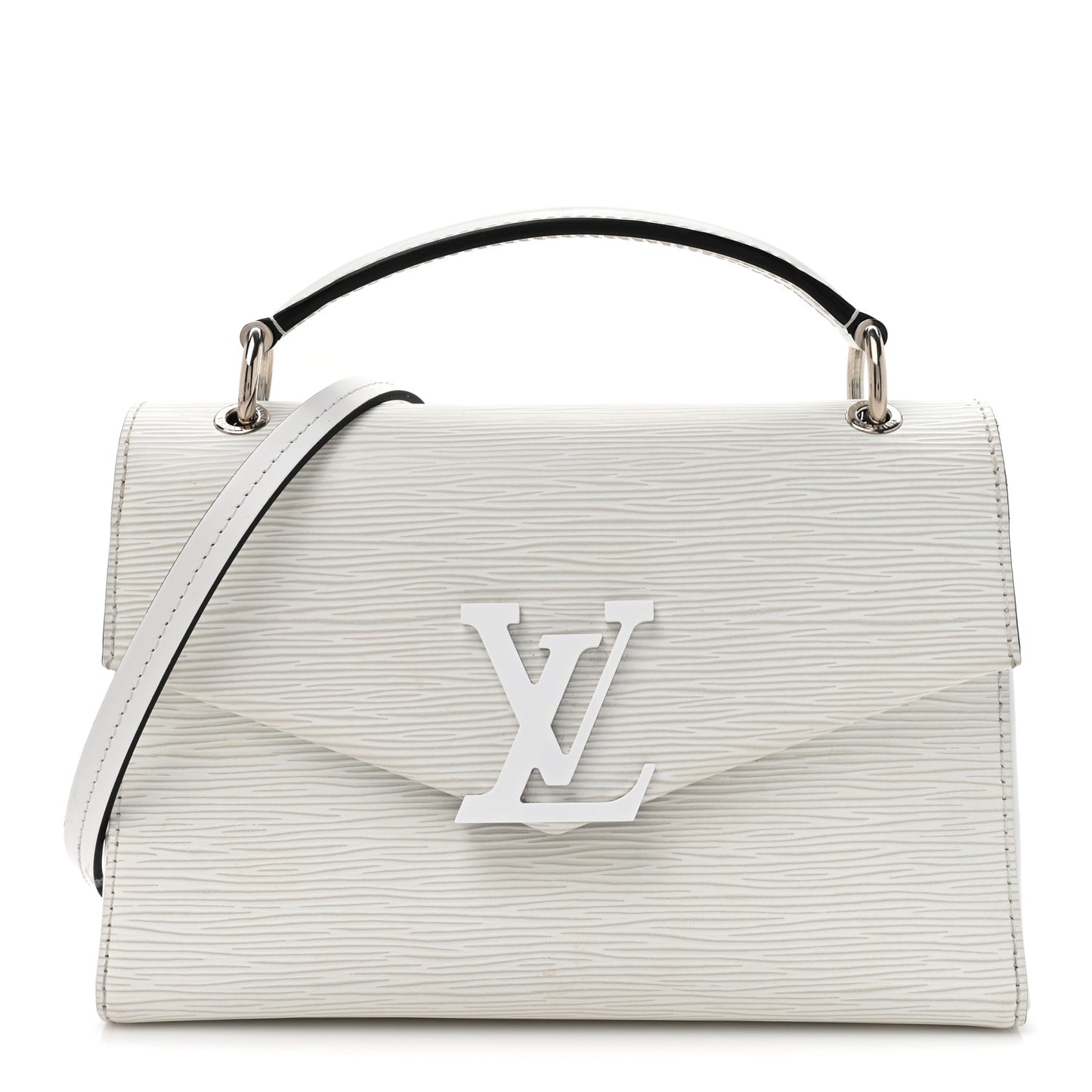 Epi Pochette Grenelle White