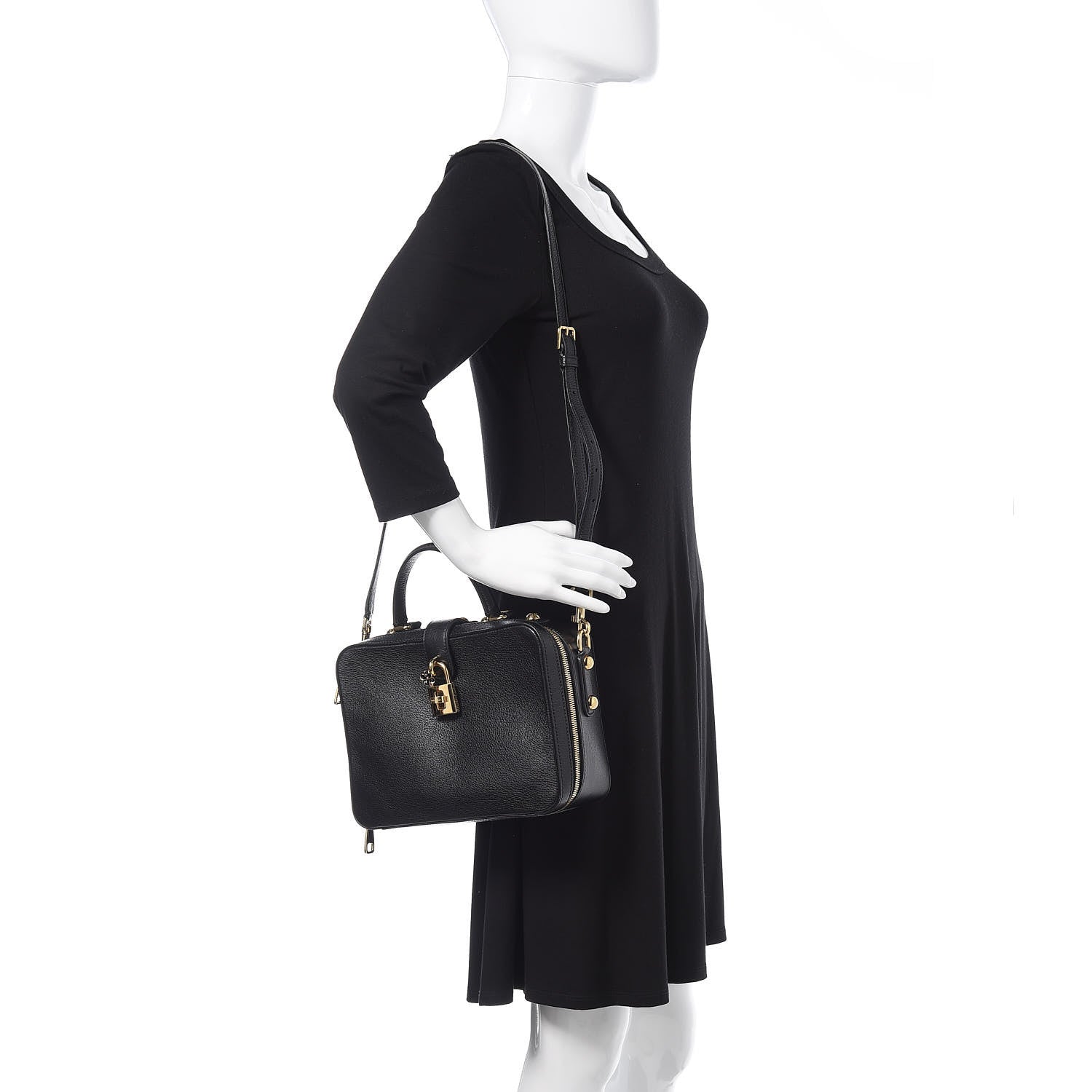 Dolce & Gabbana Dauphine Large Box Bag Black 2 of 12