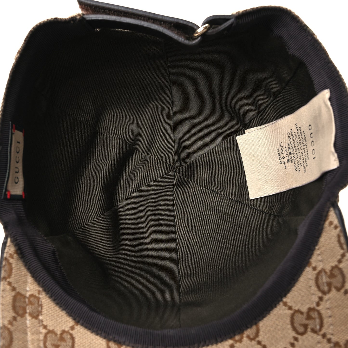 Monogram Web Baseball Hat L Beige Cocoa