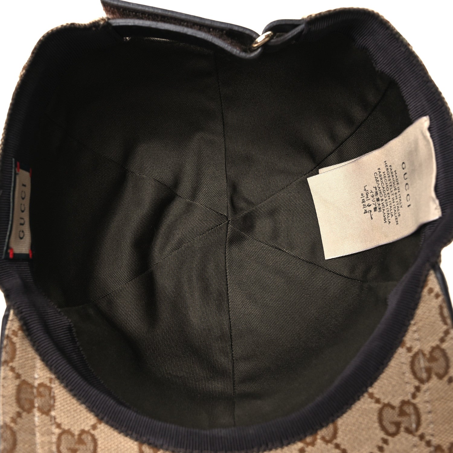 Gucci Monogram Web Baseball Hat L Beige Cocoa 7 of 10