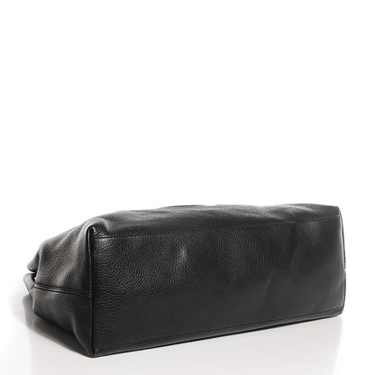 Gucci Pebbled Calfskin Medium Soho Chain Shoulder Bag Black 4 of 7