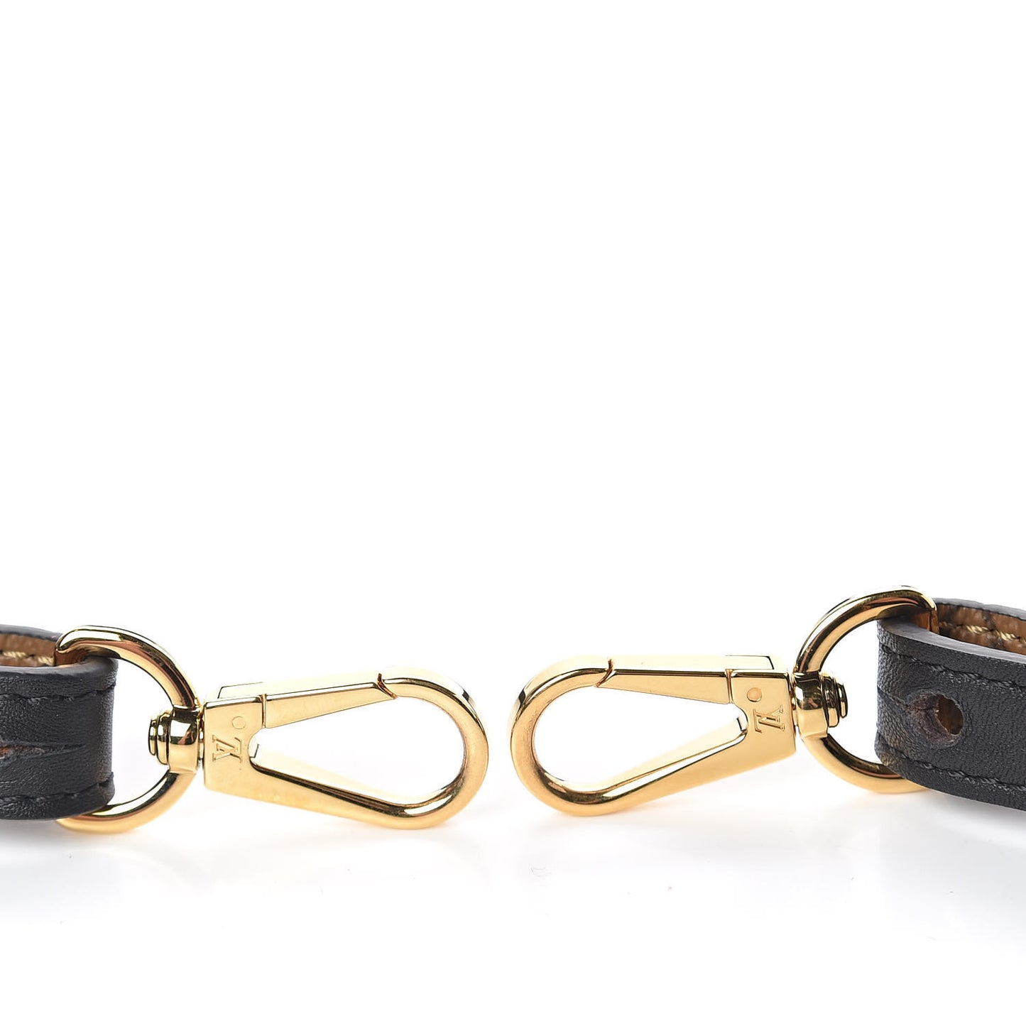 Reverse Monogram Bandouliere Shoulder Strap XL Black