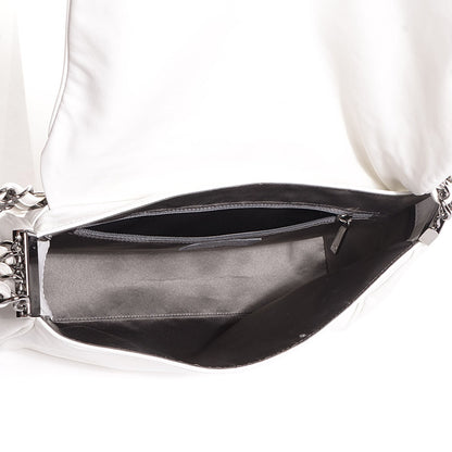 Chanel Calfskin Rock and Chain Small Flap White 5 of 7