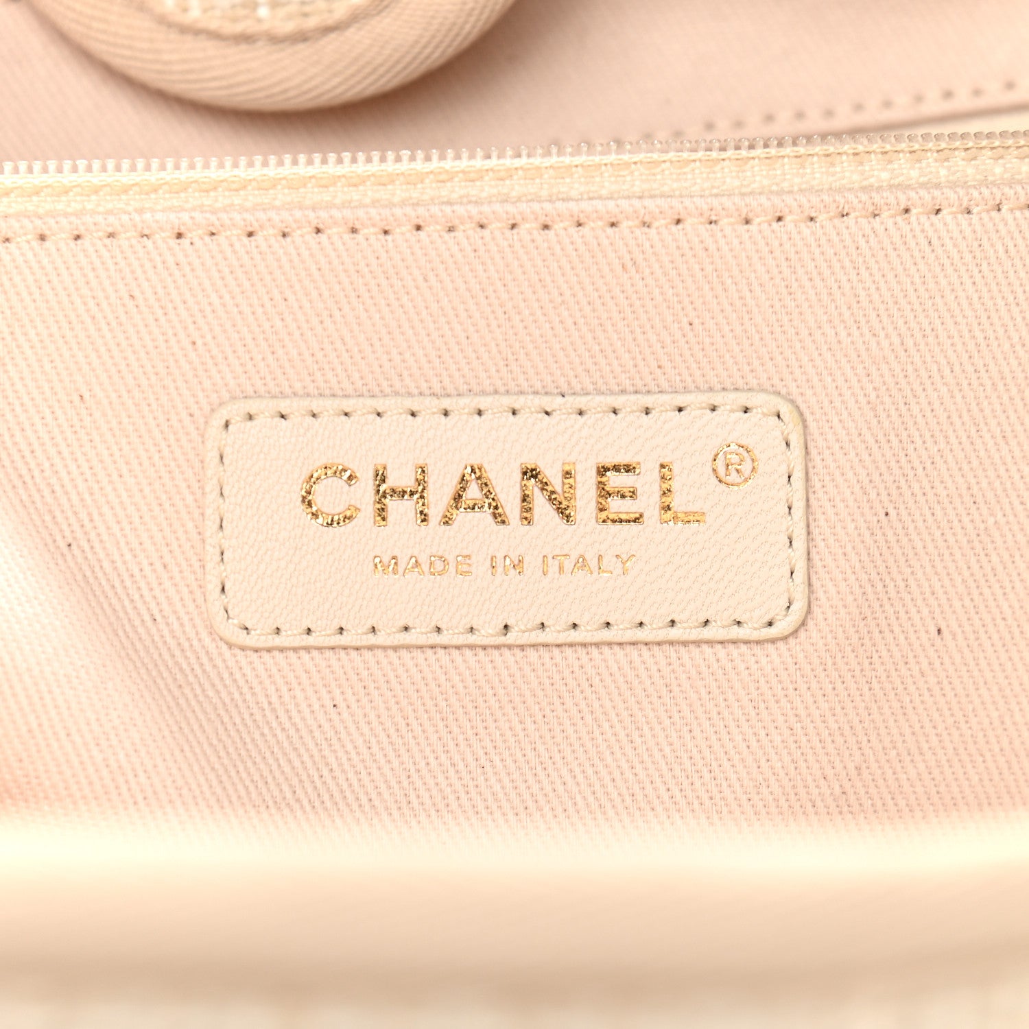 Chanel Lurex Boucle Small Deauville Tote Ivory 7 of 10