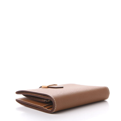 Hermes Epsom Bearn Compact Wallet Gold 4 of 8