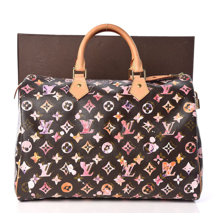 Louis Vuitton Watercolor Aquarelle Speedy 35 Brown 10 of 10