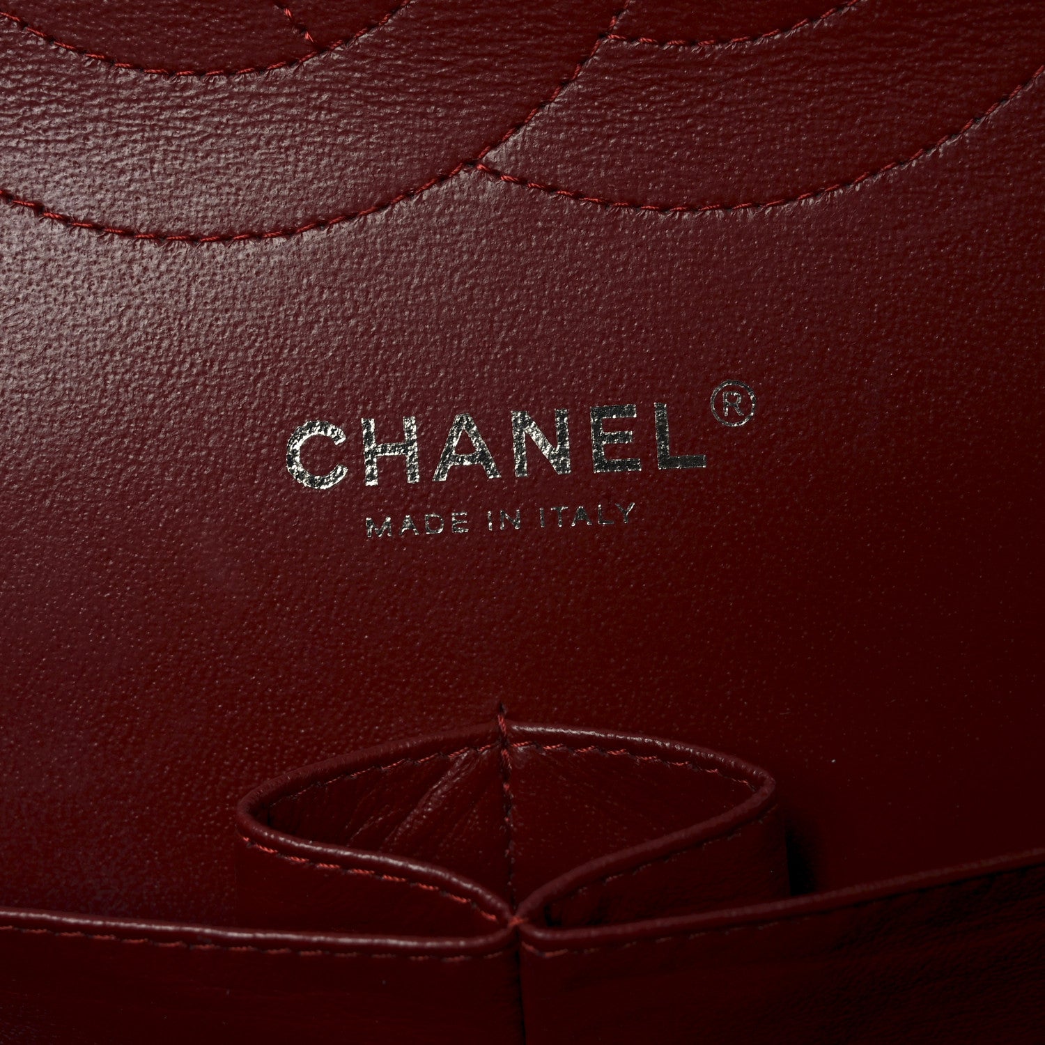Chanel Patent Quilted Jumbo Double Flap Dark Red 6 of 10