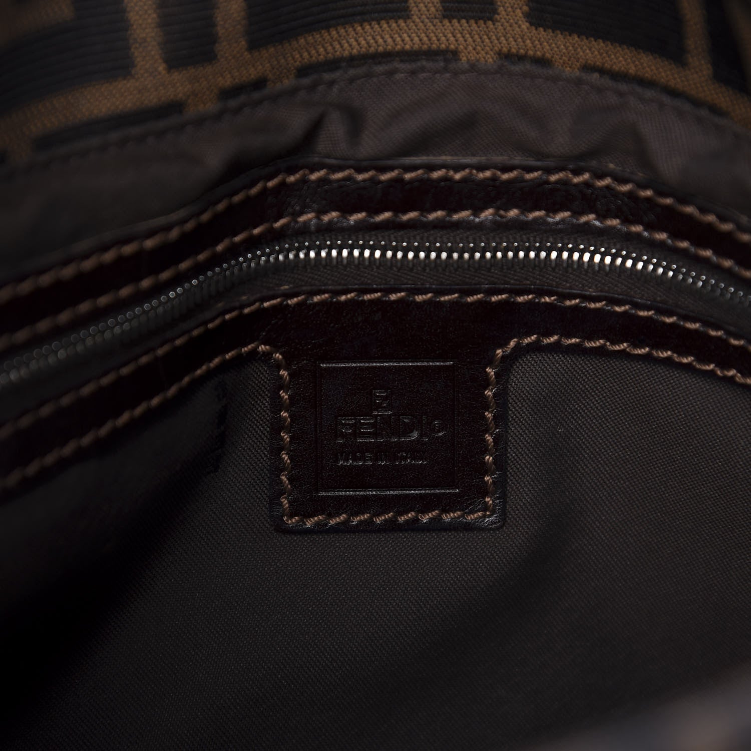 Fendi Zucca Mama Baguette Tobacco 8 of 9