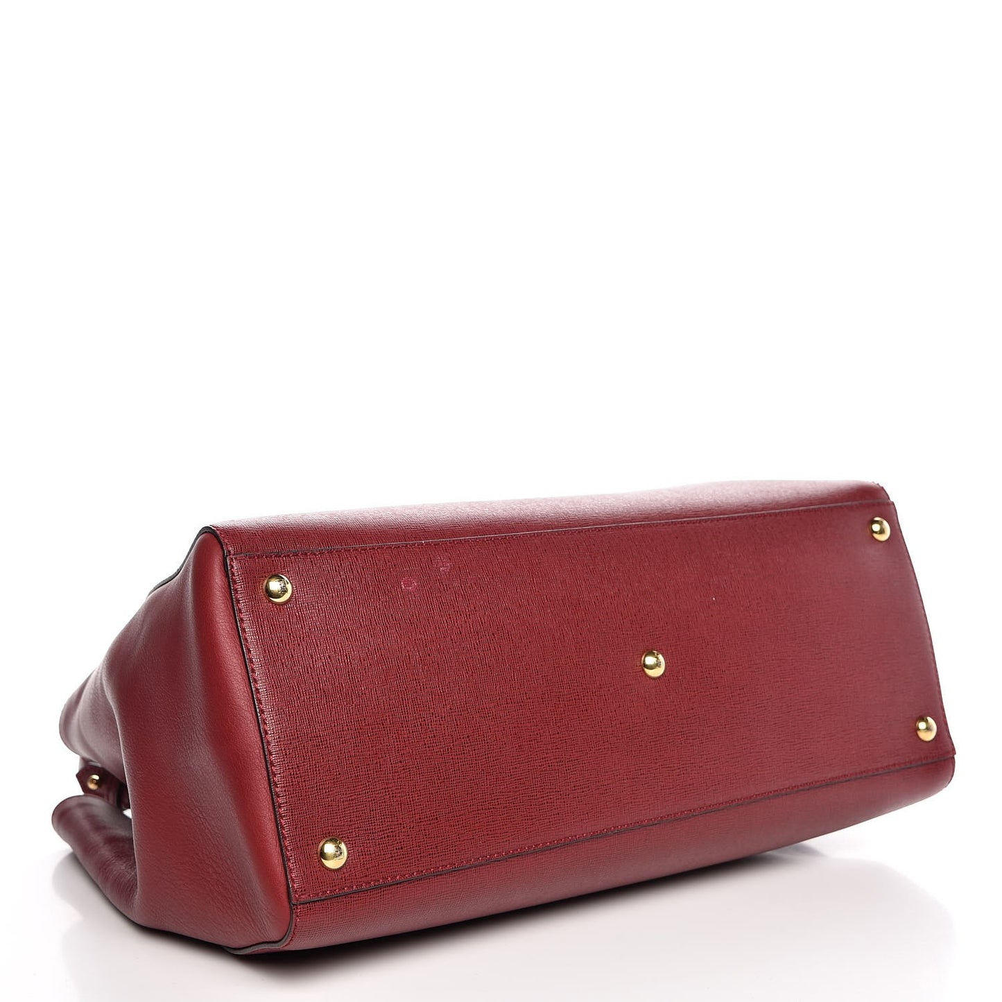 Vitello Elite Regular 2Jours Tote Rosso Scuro Ciliegia