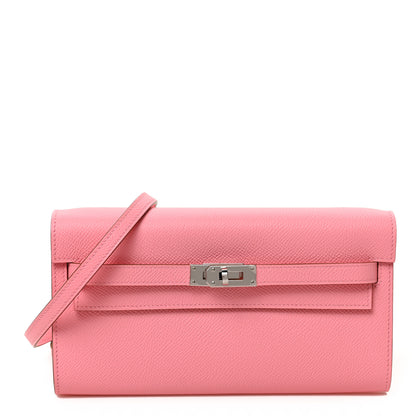 Hermes Epsom Kelly Wallet To Go Rose Confetti 1 of 8
