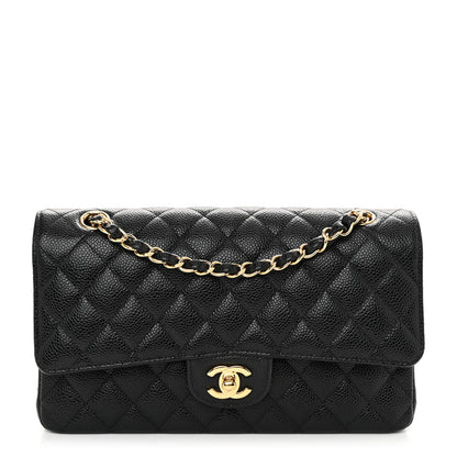 Chanel Caviar Quilted Medium Double Flap Black 1 of 11