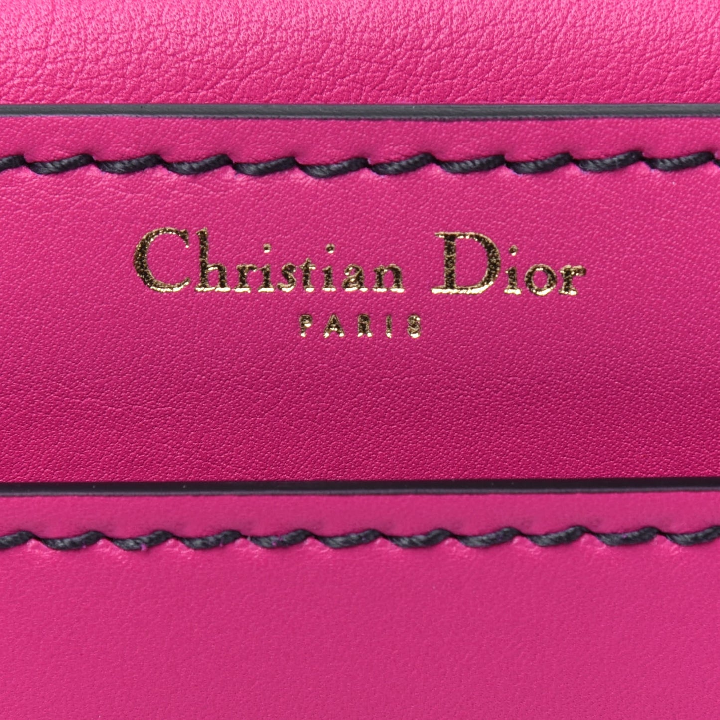 Calfskin J'Adior Chain Flap Bag Fuchsia