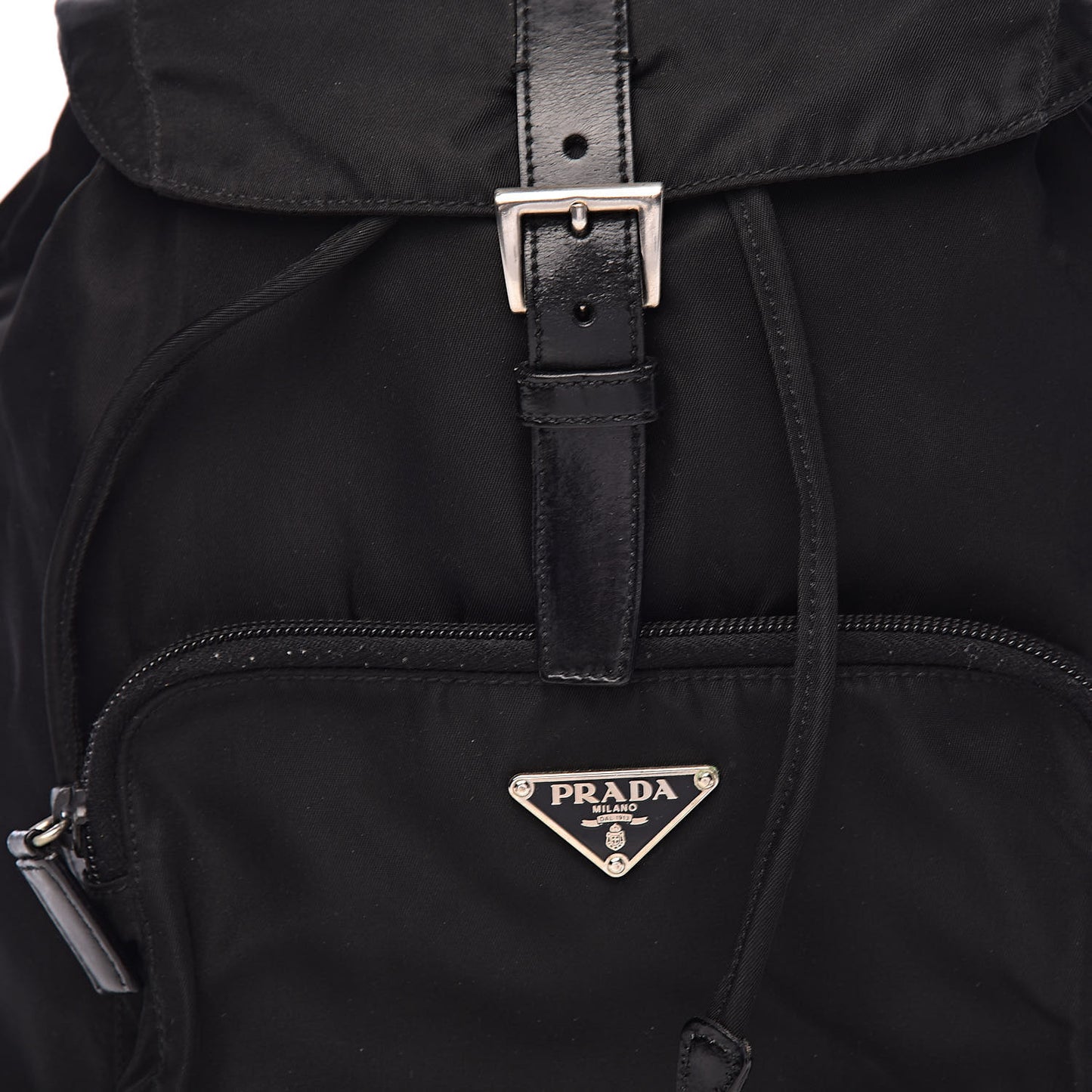 Nylon Vela Medium Backpack Black