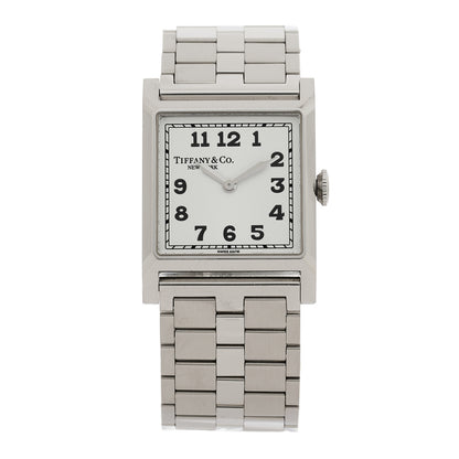Tiffany Stainless Steel 27mm Union Square Quartz Watch 1 of 5