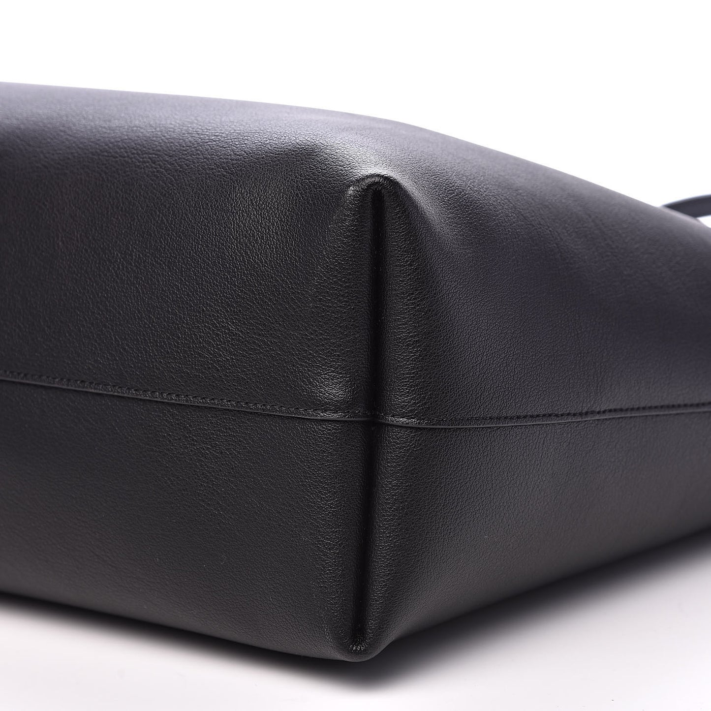 Calfskin Large Shopping Tote Black