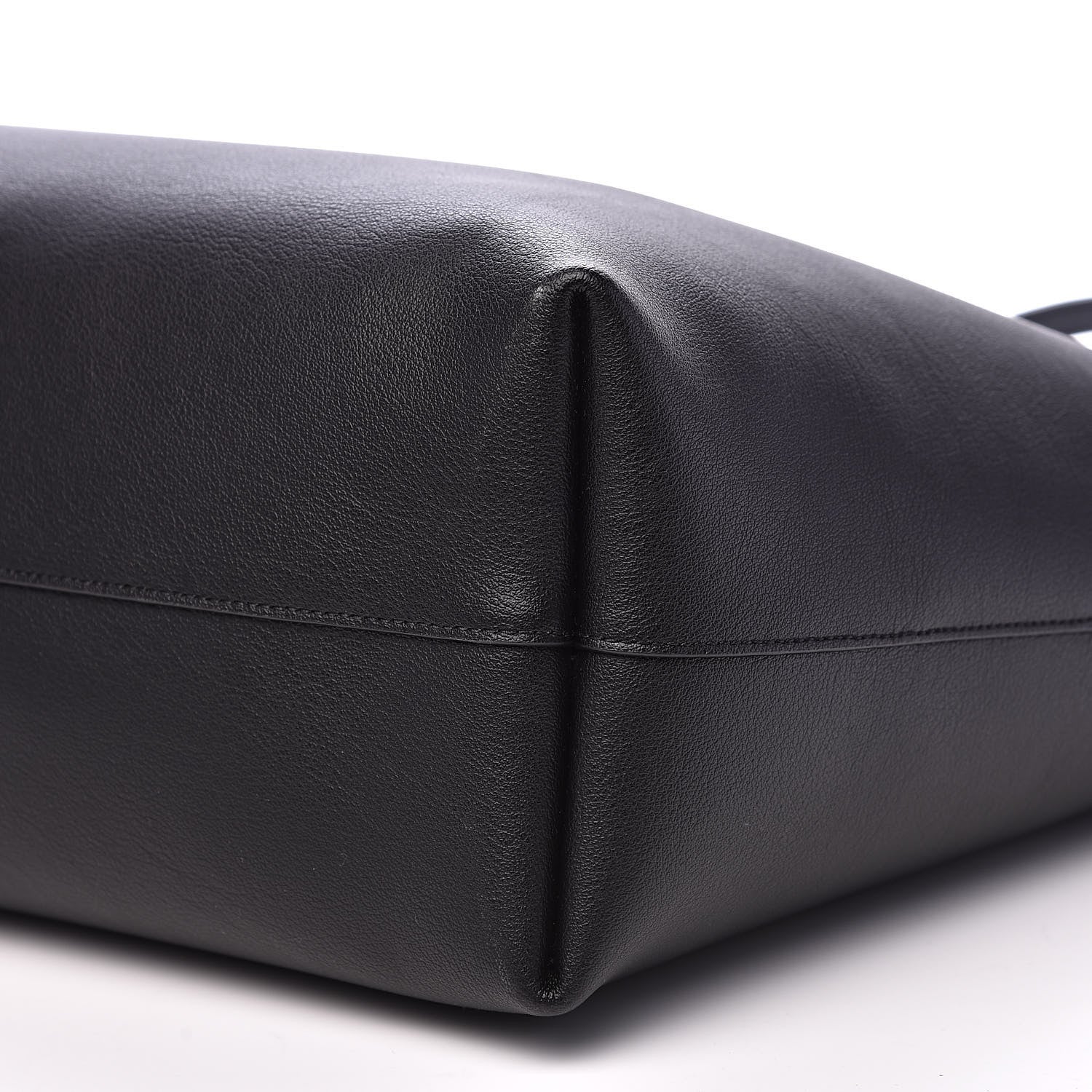Saint Laurent Calfskin Large Shopping Tote Black 9 of 10