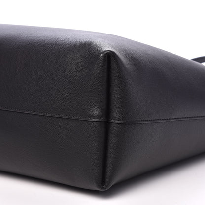 Saint Laurent Calfskin Large Shopping Tote Black 9 of 10
