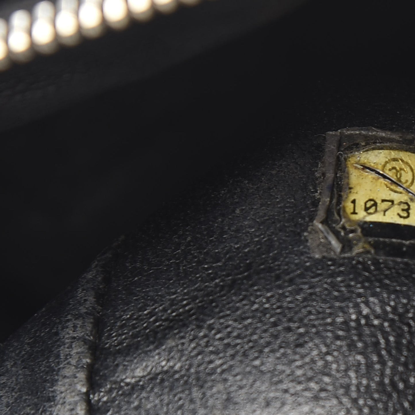 Goatskin Medium Luxe Ligne Bowler Black