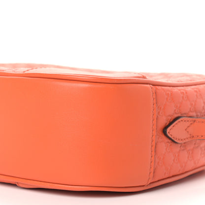 Gucci Soft Microguccissima Mini Bree Messenger Bag Sun Orange 9 of 9