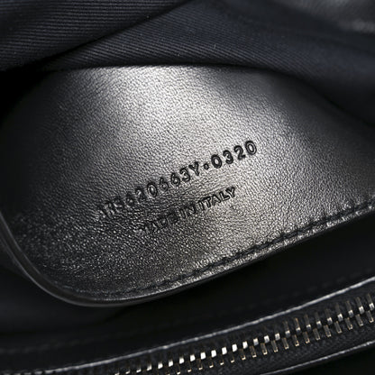 Saint Laurent Grain De Poudre Medium West Hollywood Monogram Fold-Over Black 7 of 10