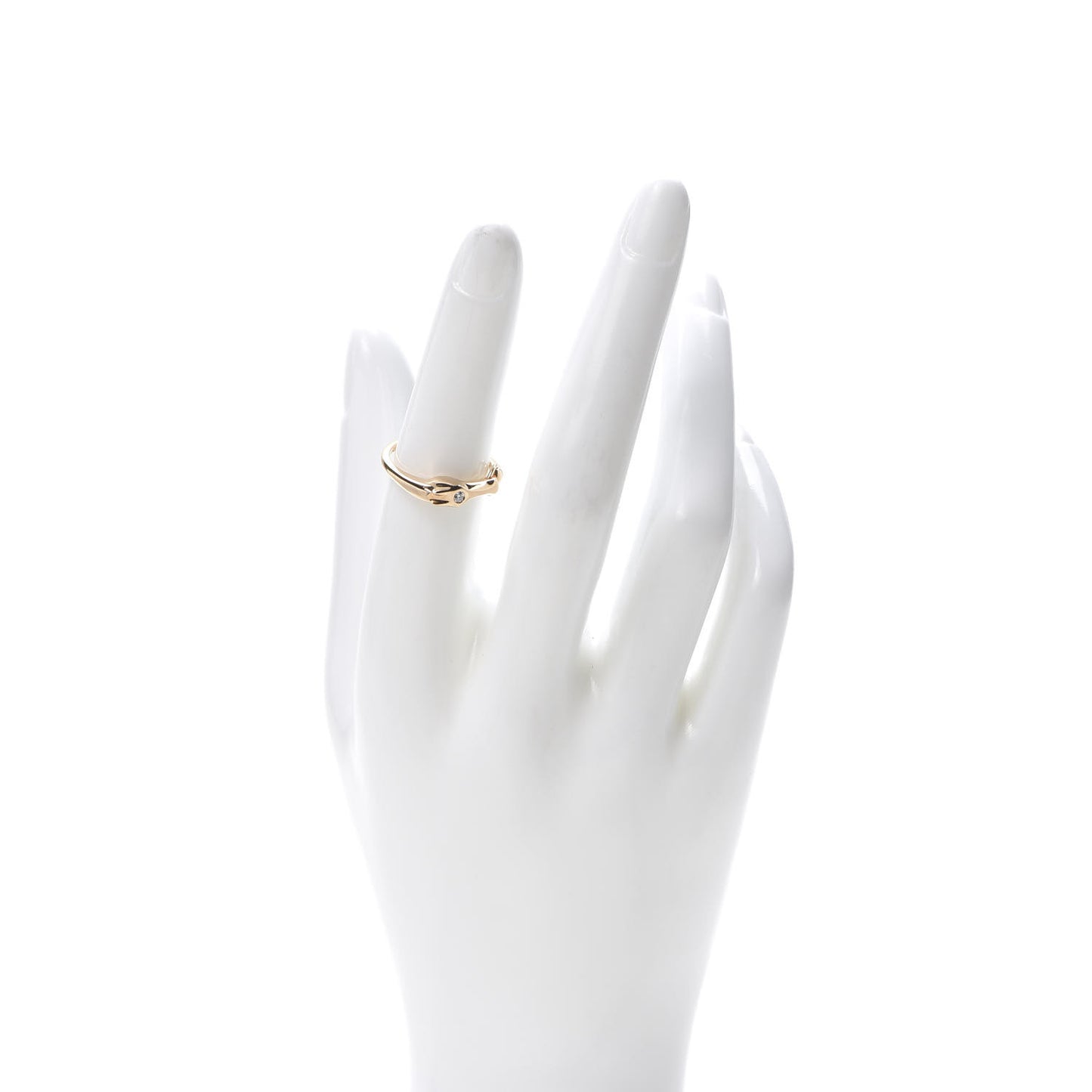 18K Rose Gold Diamond TPM Galop Ring 51 5.75