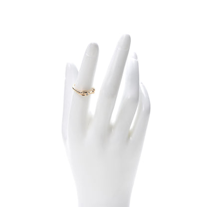 Hermes 18K Rose Gold Diamond TPM Galop Ring 51 5.75 2 of 4