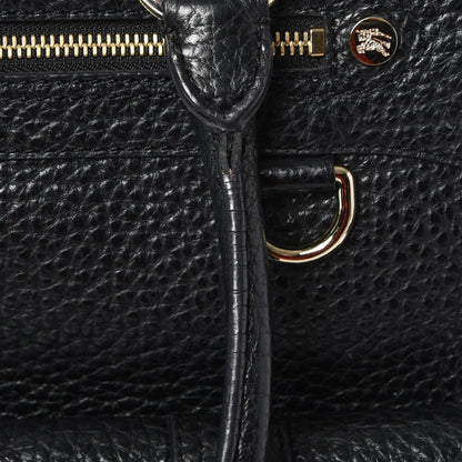 Burberry Hertiage Grain Medium Chadwich Tote Black 9 of 13