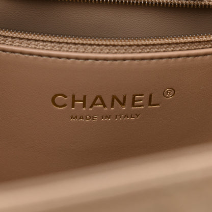 Chanel Calfskin Quilted Large Classic Shopping Tote Beige 6 of 10